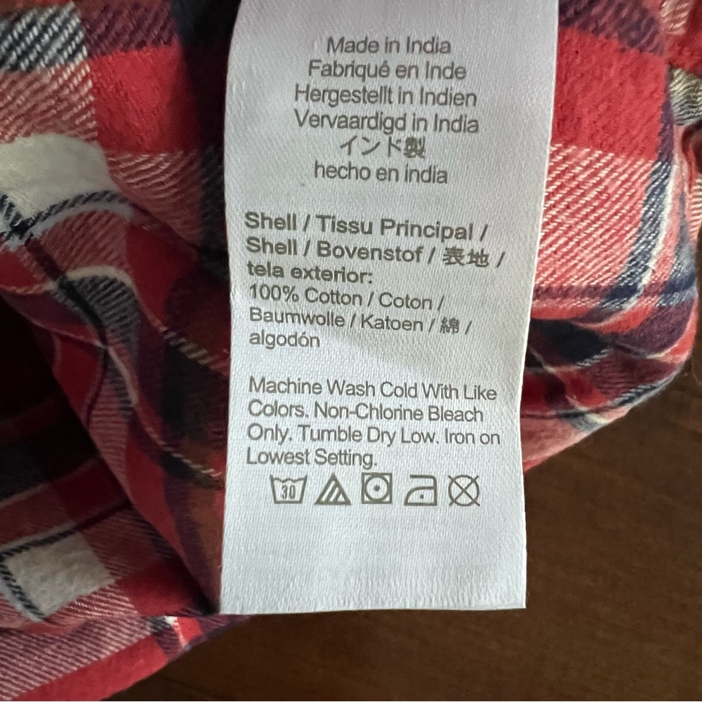 Crewcuts Plaid Flannel Shirt 12 NWT - Picture 5 of 5